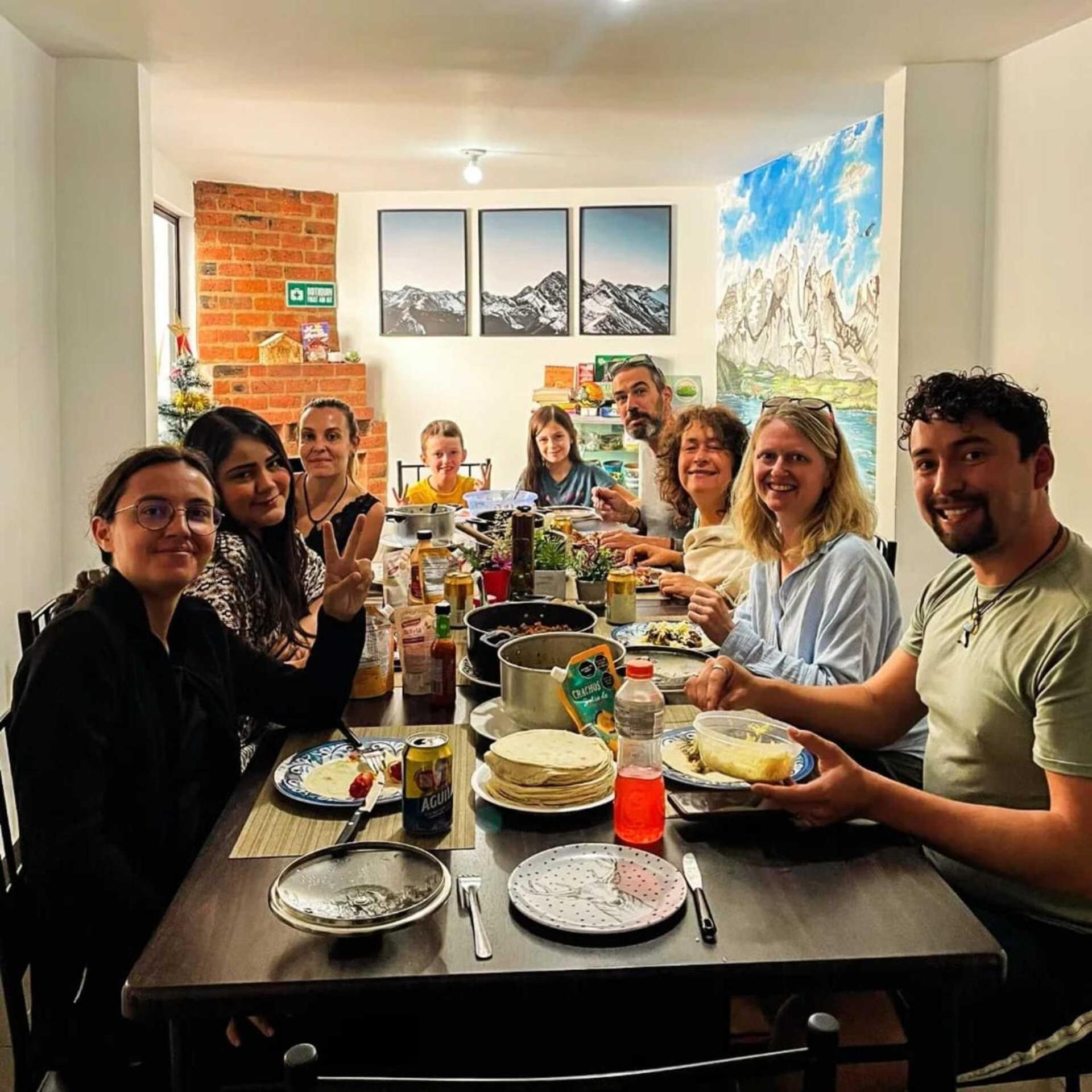 Celavi Hostel Monguí Eksteriør billede